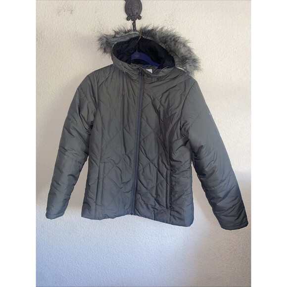 Columbia Jackets & Blazers - Colombia simply snowy down puffer jacket outdoor winter jacket cozy M Gray Fur